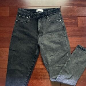 Abercrombie The Skinny High Rise Curve Love Mixed black wash jeans